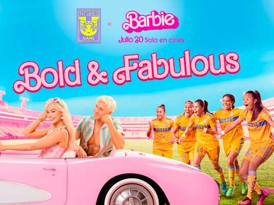 Tigres Femenil se une a la película Barbie a través de la campaña Bold & Fabulous alianza Tigres Femenil y Barbie