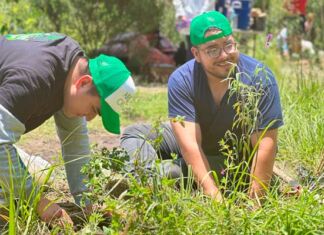 Aires de Campo se une a la jornada de reforestación en la Barranca de Tarango Aires de Campo reforesta Barranca de Tarango