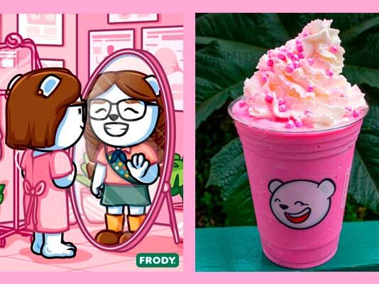 Frappé Pinky Frody ayuda con tratamientos y pelucas a pacientes con cáncer de mama Frappé Pinky Frody cáncer de mama