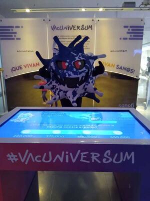 exposición Vacuniversum en Universum