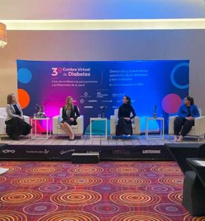 rueda de prensa 3ra Cumbre Virtual de Diabetes