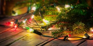 seguridad luces de navidad