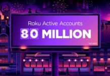 80 millones de cuentas activas Roku