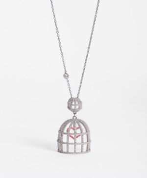 collar jaulita de pájaros Daniel Espinosa