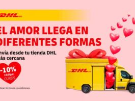 descuento DHL en envíos San Valentín