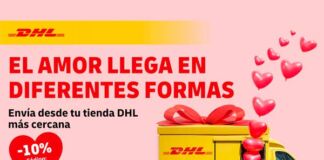 descuento DHL en envíos San Valentín