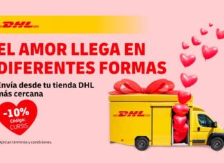 descuento DHL en envíos San Valentín