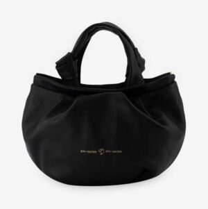 bolsa negra con asas de nudo Prada