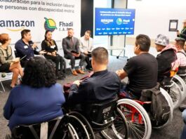 Amazon apoya a personas con discapacidad motriz