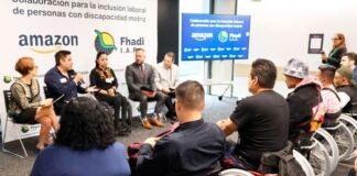 Amazon apoya a personas con discapacidad motriz