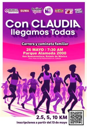 carrera a favor de Claudia Sheinbaum en Edomex