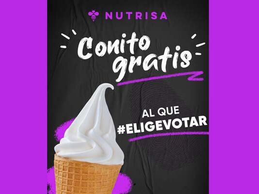 #EligeVotar y recibe gratis un conito de helado Nutrisa conito de helado gratis en Nutrisa