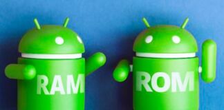 memoria RAM y ROM smartphone