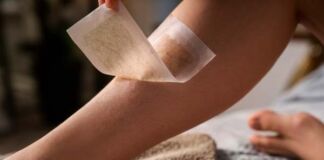 depilación con cera fría