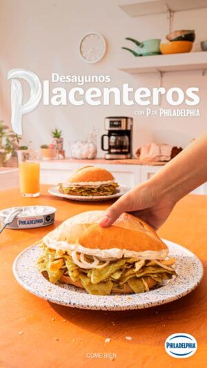desayunos placenteros con Philadelphia