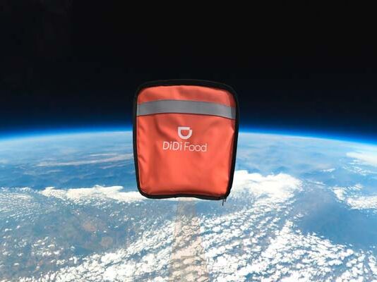DiDi Food lleva el primer pedido de pollo frito al espacio 🍗 pedido de pollo frito Didi Food en el espacio