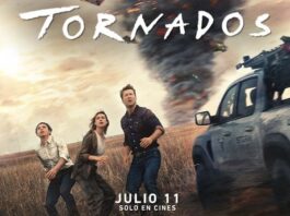 Los mejores cazadores de tormentas se enfrentan al poder de la naturaleza en Tornados estreno película Tornados