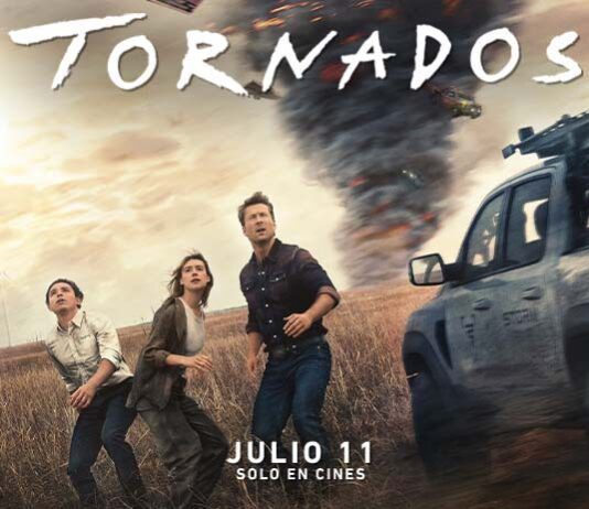 Los mejores cazadores de tormentas se enfrentan al poder de la naturaleza en Tornados estreno película Tornados