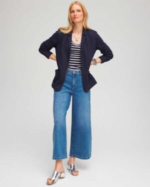 combinar blazer con jeans