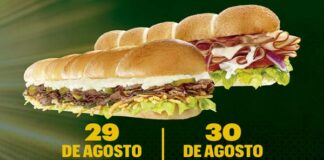 Footlongs gratis en Subway este 29 y 30 de agosto