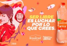 Bonafont celebra la libertad femenina a través de icónicos personajes de Netflix campaña Bonafont con personajes de Netflix