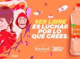 Bonafont celebra la libertad femenina a través de icónicos personajes de Netflix campaña Bonafont con personajes de Netflix