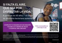 Nueva campaña de Pfizer promueve vacunación contra la neumonía campaña Pfizer contra la neumonía