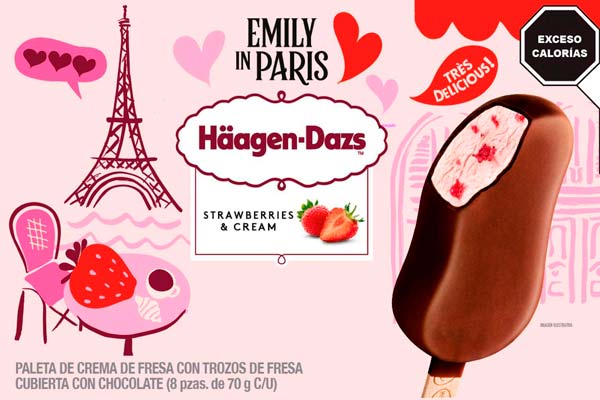 emily-in-paris-haagen-dazs clóset Emily in Paris Häagen Dazs