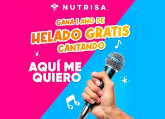 promoción un año de helado gratis Nutrisa