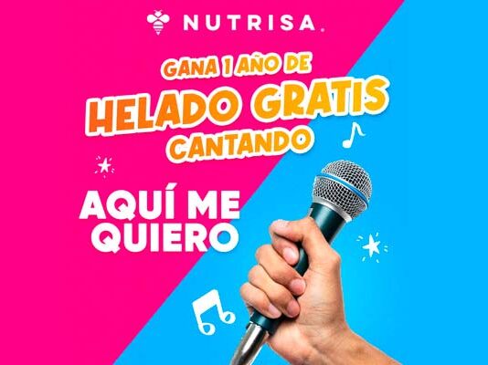 promoción un año de helado gratis Nutrisa