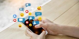 interacciones en redes sociales