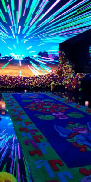 “Un Viaje al Mictlán”, la fascinante experiencia inmersiva para Día de Muertos 3 tapete de aserrín Un Viaje al Mictlán