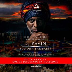 descuento para DJ Ravin en El Santuario