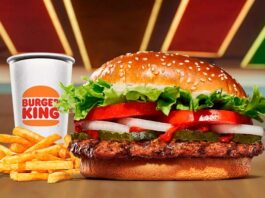 hamburguesa rey de la comida rápida