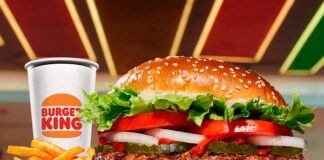 hamburguesa rey de la comida rápida