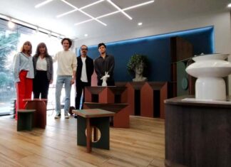 Tecnotabla y möblum presentan mobiliario de la colección Vértice 2024 colección muebles Vértice 2024