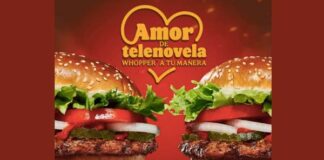 promoción Amor de Telenovela Burger King