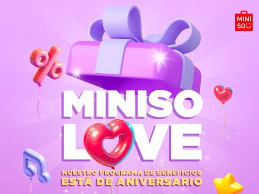 MinisoLove, el programa de beneficios de Miniso, celebra su tercer aniversario tercer aniversario MinisoLove