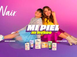 Daniela Luján se une a Alexa Moreno en “Mi piel, mi mundo” de Nair Daniela Luján embajadora Nair