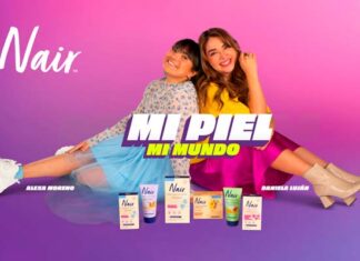Daniela Luján se une a Alexa Moreno en “Mi piel, mi mundo” de Nair Daniela Luján embajadora Nair