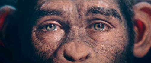 Robbie Williams interpretado por un mono