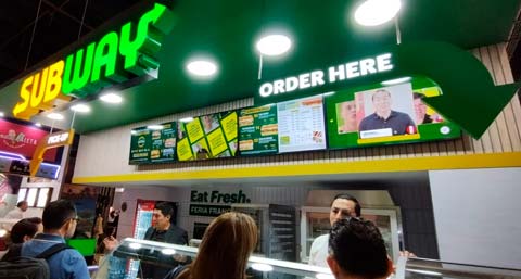 digital menu board Panasonic