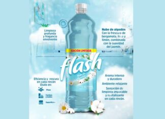 Nube de Algodón, el nuevo aroma de la familia Flash para la limpieza de tu hogar limpiador Nube de Algodón Flash