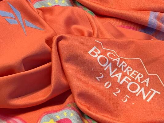 playera Carrera Bonafont 2025 creada por Reebok