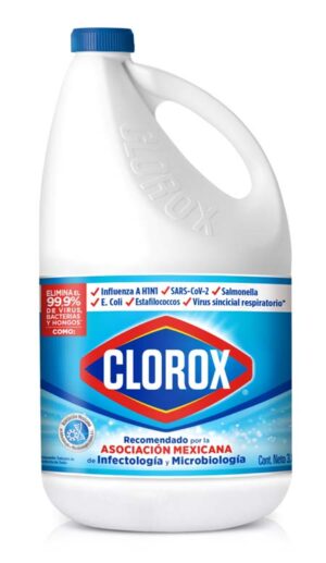 Clorox para desinfectar superficies