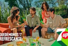 7Up y Diego Luna celebran la vida sin complicaciones en nueva campaña Quedémonos con lo refrescante 7Up y Diego Luna