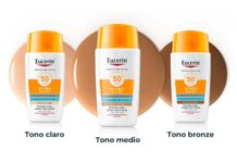 protectores solares Hydro Fluid con Color Eucerin