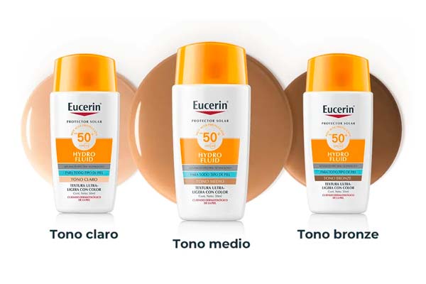 hydro-fluid-con-color protectores solares Hydro Fluid con Color Eucerin