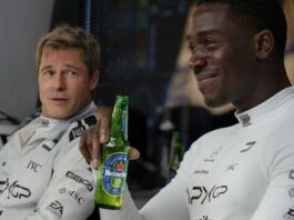 Brad Pitt y Damson Idris en comercial Heineken 0.0