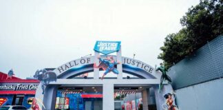 sucursal de KFC intervenida con Justice League